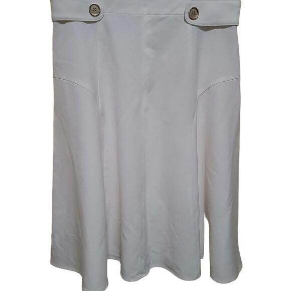 Sharagano White Sleeveless Dress Sz 10 - Picture 4 of 9